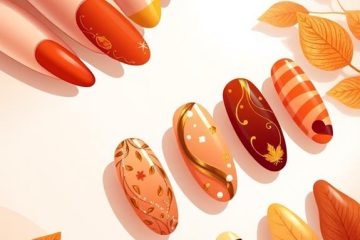 autumn acrylic nail designs