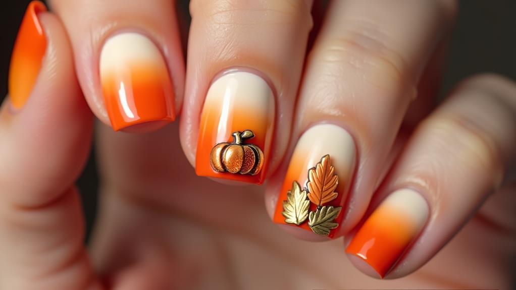 autumn inspired gradient colors