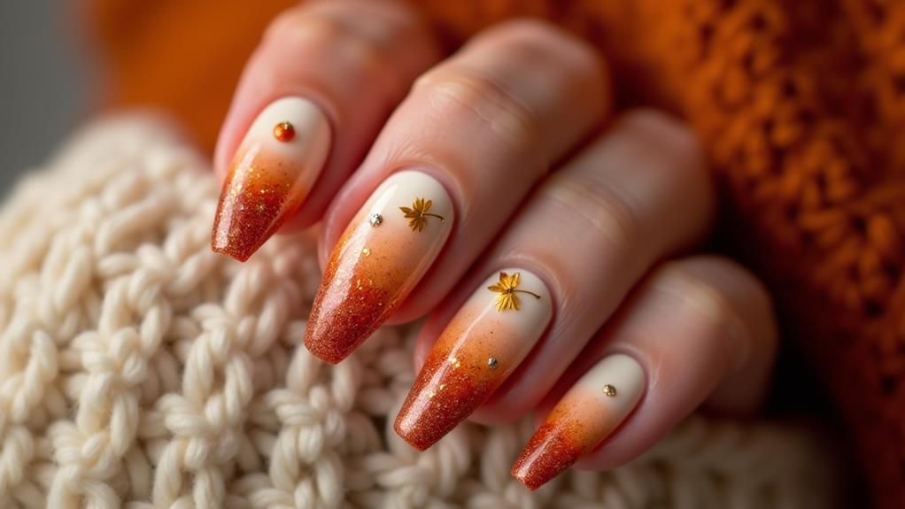 autumn inspired gradient design