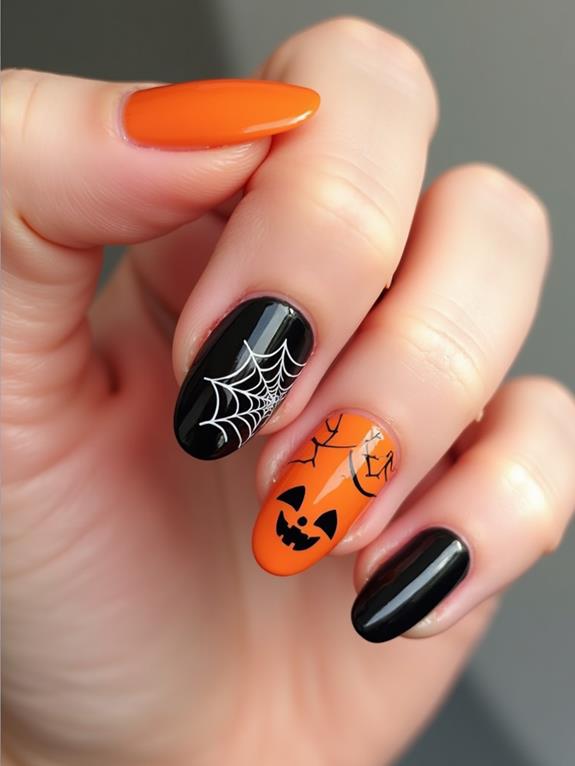 autumn inspired nail design