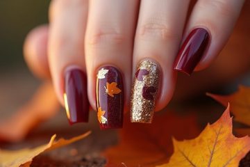 autumn inspired nail designs