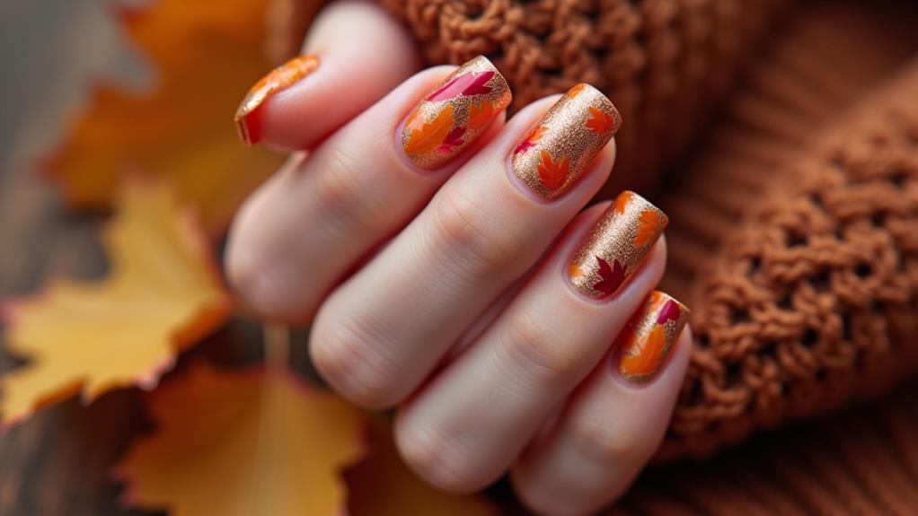 autumn leaf colorful designs