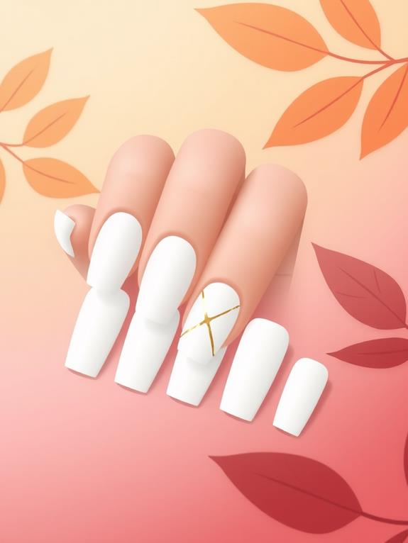 autumn white nail trends