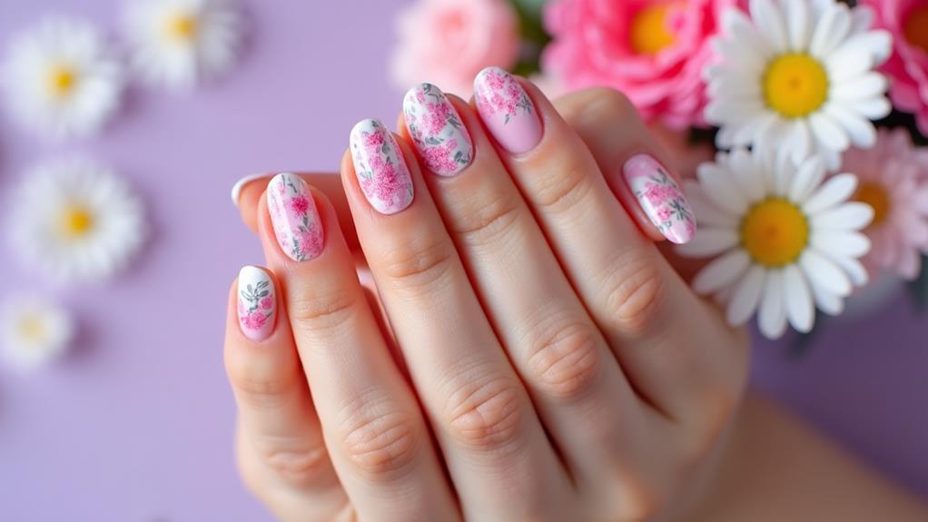 blooming nail design trends