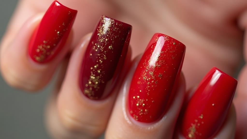 bold red gradient style