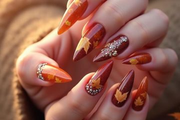 chic autumn nail designs