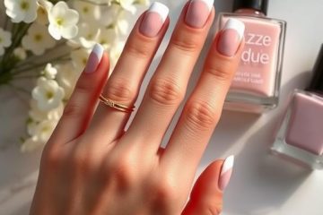 chic french tip nails