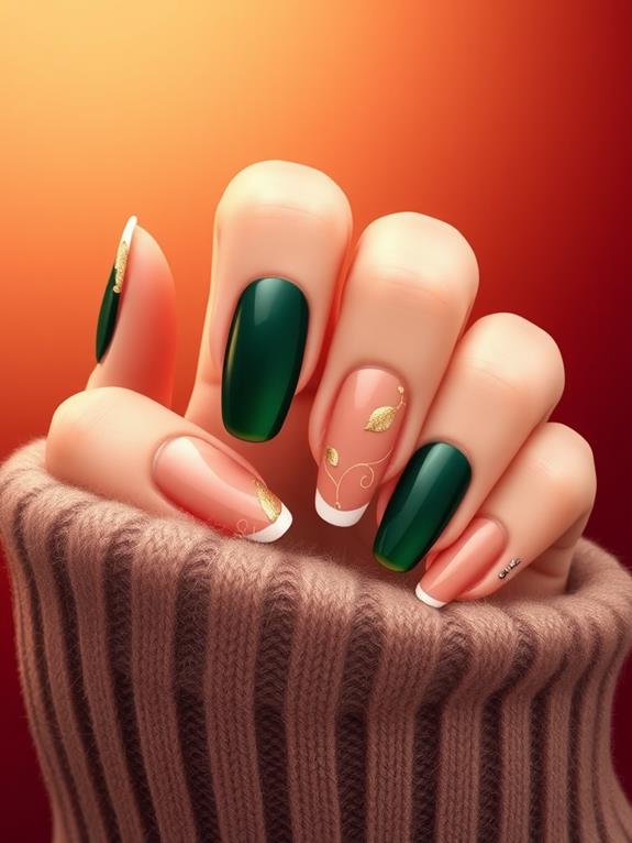 chic minimalist nail art