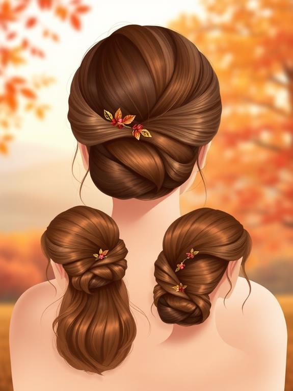 chic twisted updo styles