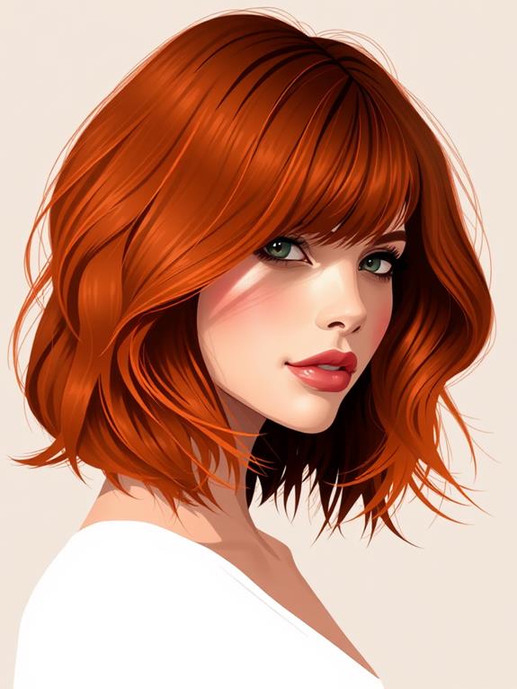 copper hair s captivating charm