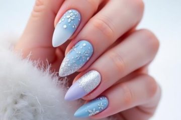 cute elegant almond nails