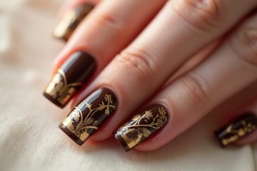 elegant brown nail trends