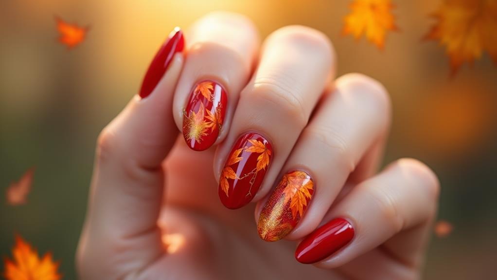 fall leaf patterns design