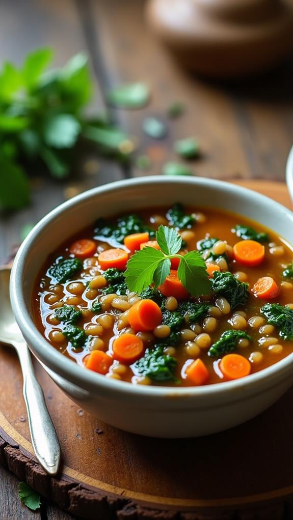 hearty lentil vegetable soup