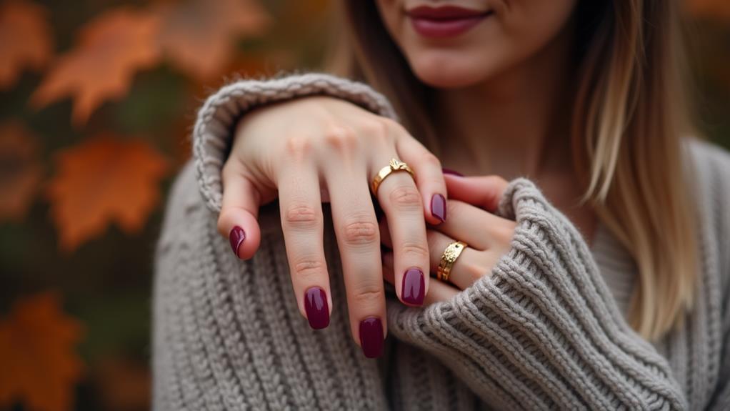 luxurious deep purple shade