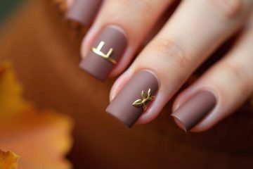 minimalist fall nail designs