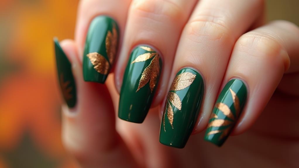 nature inspired manicure designs