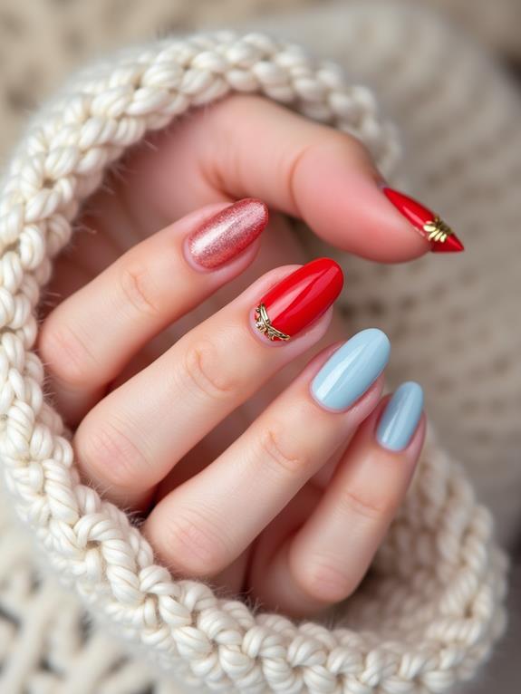 popular red nail trends