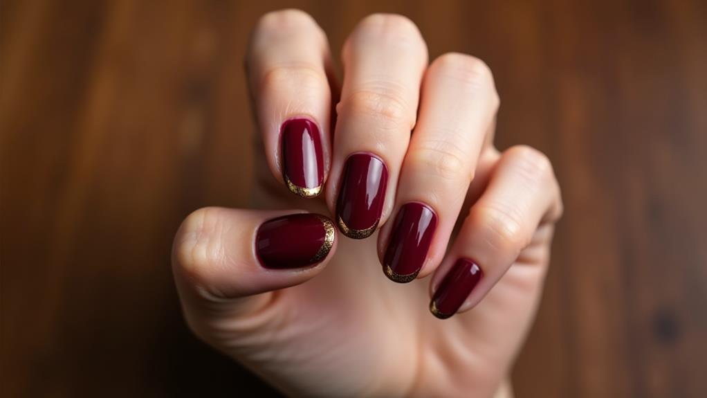 rich deep red tones