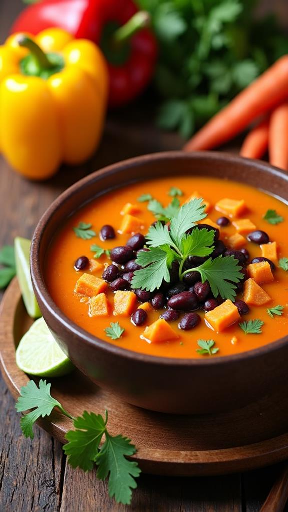 savory sweet potato soup