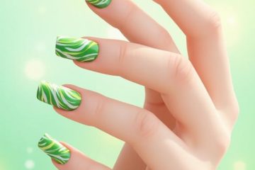 summer swirl nail inspiration