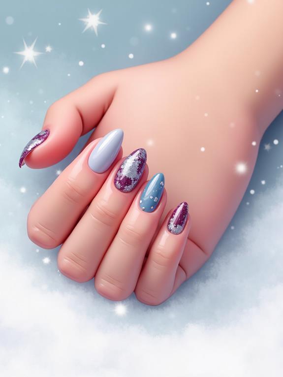 trendy short nail art