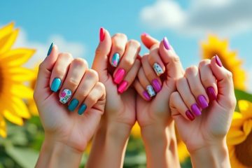 trendy short summer nail designs