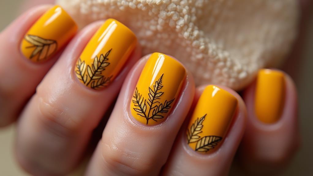 vibrant mustard yellow designs