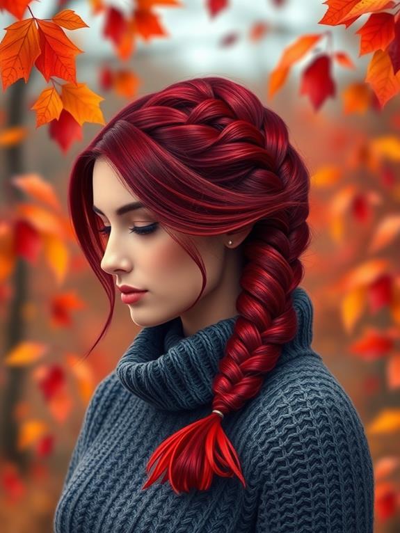 vibrant red hair care