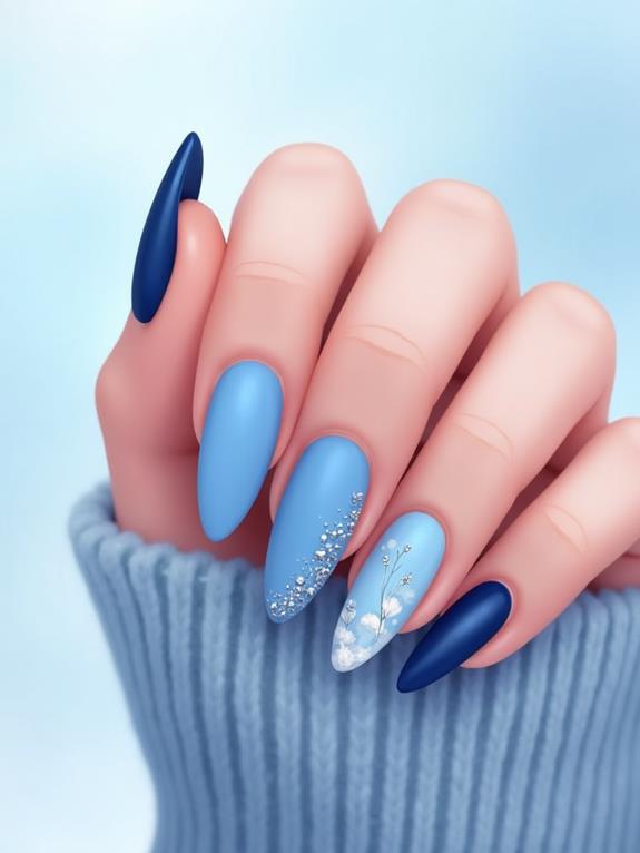 winter s trending blue shades